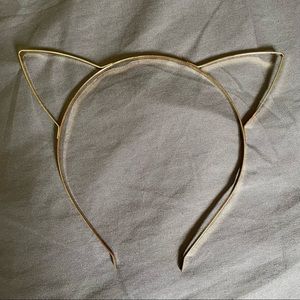 Gold Kitty Ear Headband